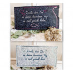 Stickdatei - ITH Schokohülle "Danke, dass Du an diesem besonderen Tag an mich gedacht hast" christlich